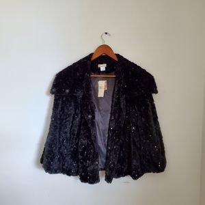 Collection Eighteen | Faux Fur Coat with Sequins